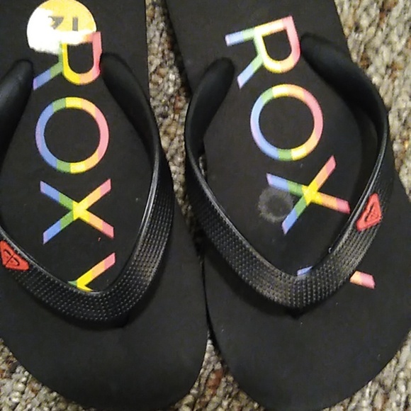 Girl's Roxy flip flops size 11/12 - Picture 4 of 4